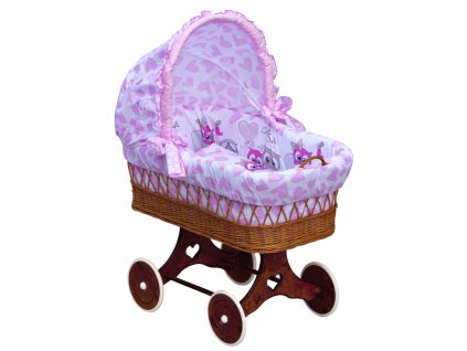 Hutch for Moses basket - Scarlett Kulisek - pink
