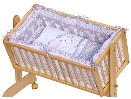 Cradle bedding set - Scarlett Gusto - pink