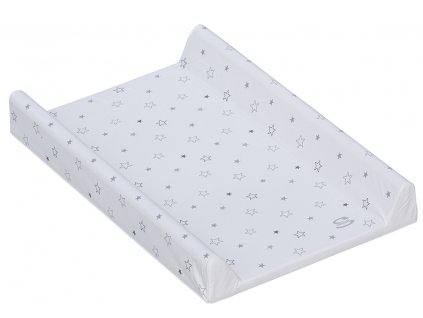 Changing mat with fixed insert Scarlett Little Star 80 x 50 cm - white