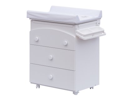 Changing commode with bath - Scarlett Vela - white