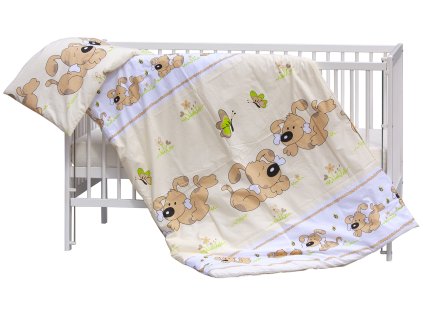 Cot bed linen 2-parts - Scarlett JAPY - 135 x 100 cm - beige