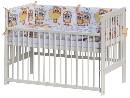 Baby cot with complete equipment Scarlett 120 x 60 cm - Kulisek - beige