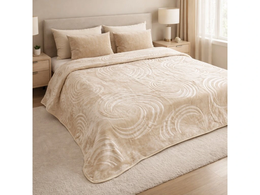 Deka pro dospělé 5604 - béžová, 220x240 cm