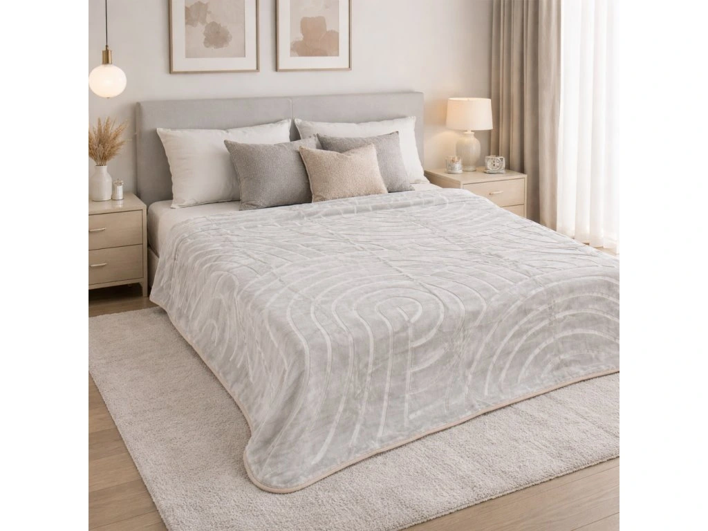 Deka pro dospělé 5635 - šedá, 220x240 cm