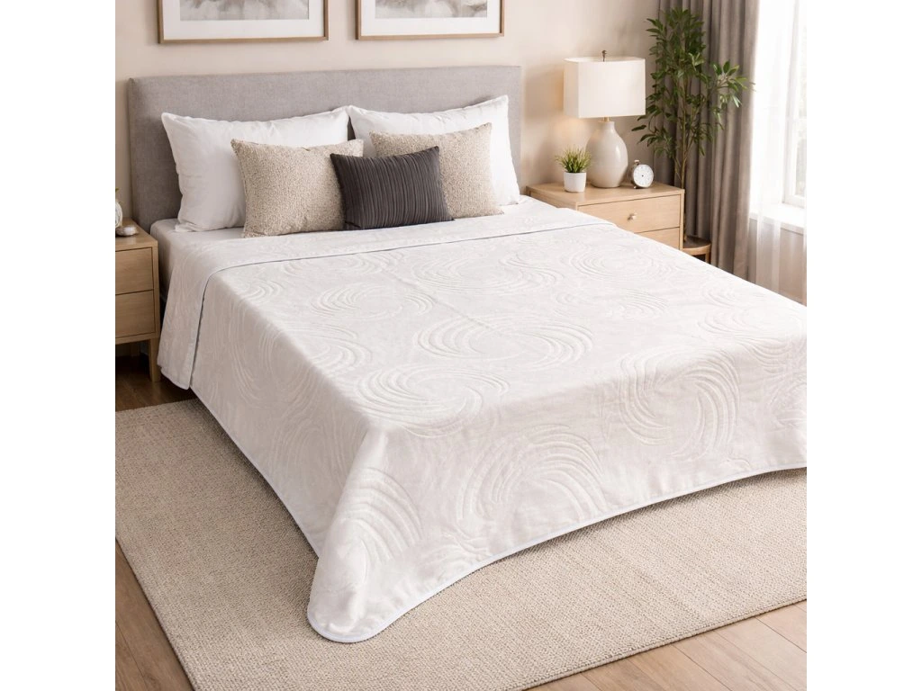 Deka pro dospělé 5604 - bílá, 220x240 cm