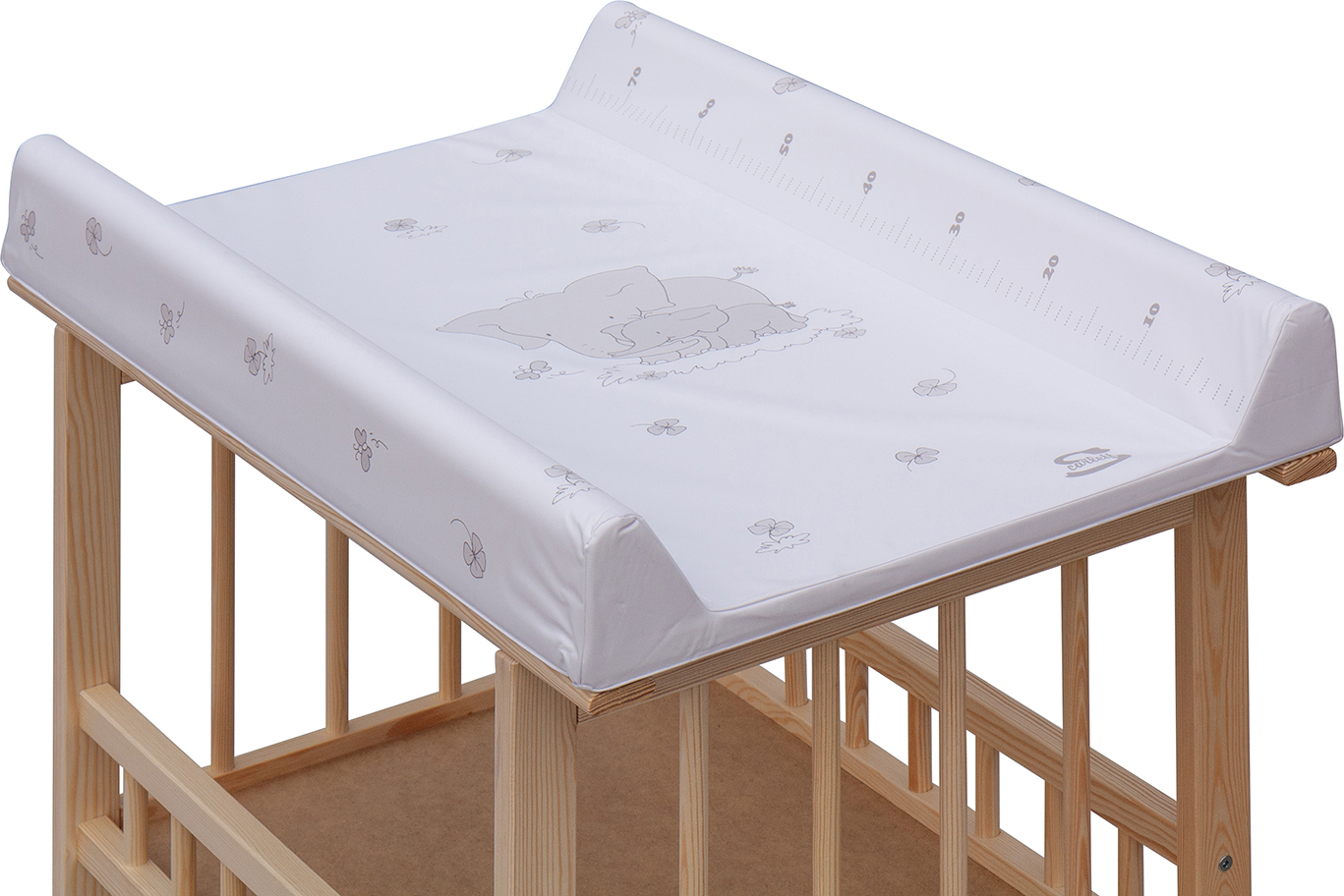 Přebalovací pult Jáš ECO - Slon - Bílý Scarlett