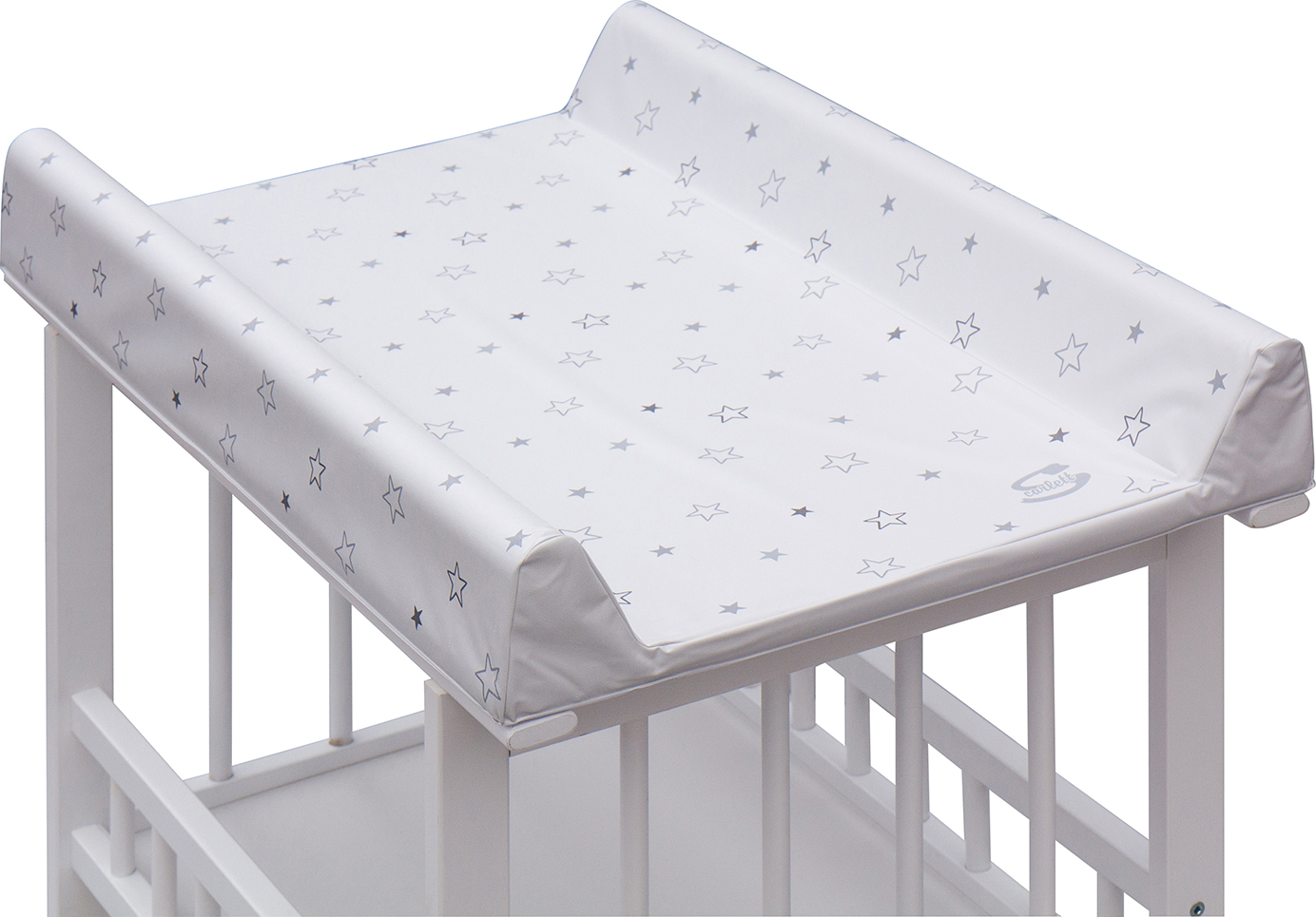 Přebalovací pult Jáš Bílý - Hvězdička - Bílá Scarlett