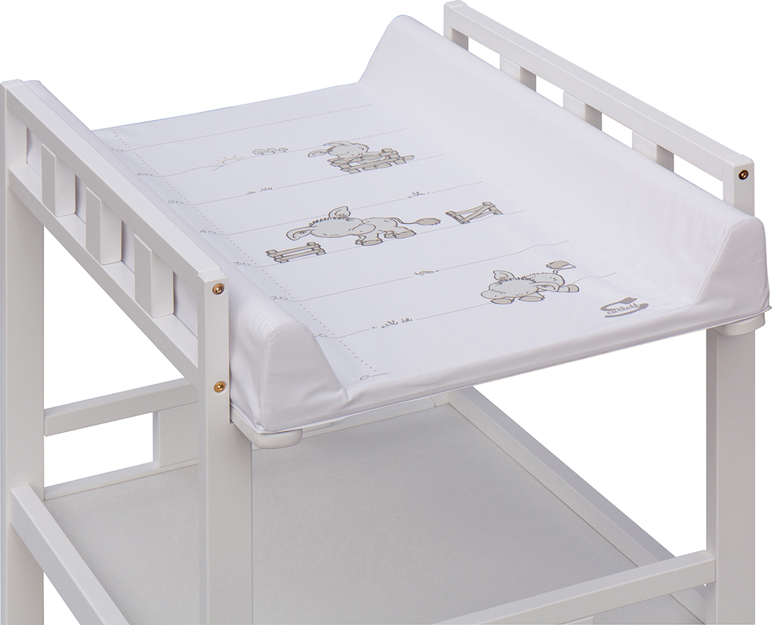 Přebalovací pult Buno Bílý - Oslík - Bílý Scarkett