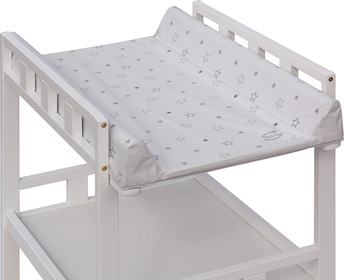 Přebalovací pult Buno Bílý - Hvězdička - Bílá Scarkett