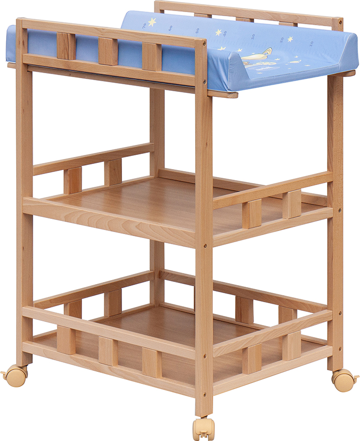 Přebalovací pult Buno Přírodní - Galaxy - Modré Scarkett