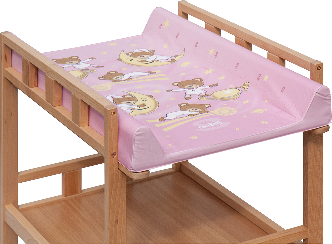 Přebalovací pult Buno Přírodní - Galaxy - Růžové Scarkett