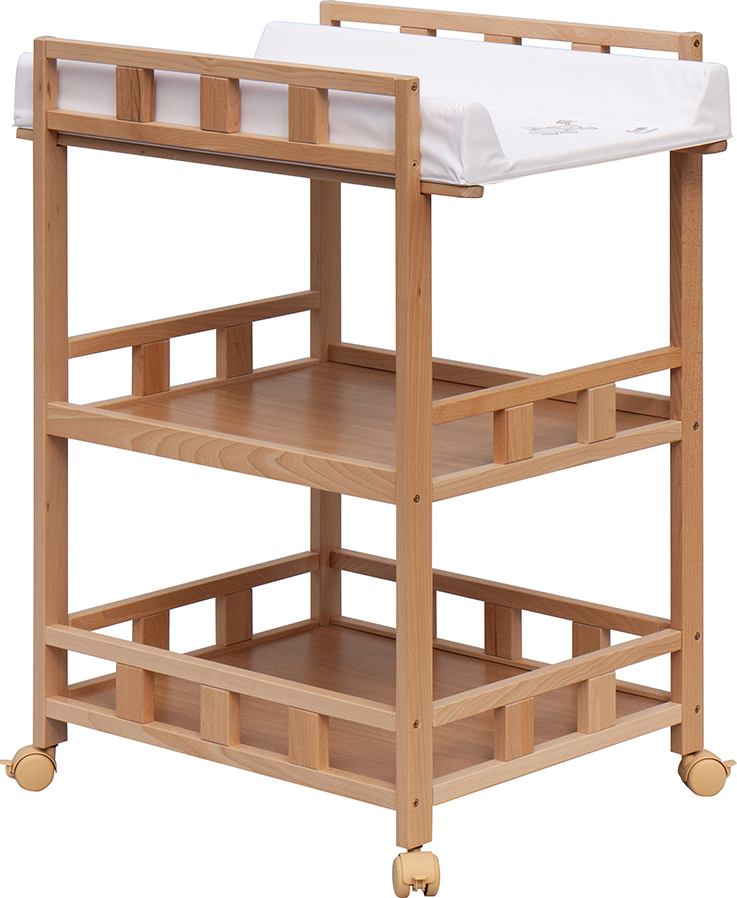 Přebalovací pult Buno Přírodní - Oslík - Bílý Scarkett