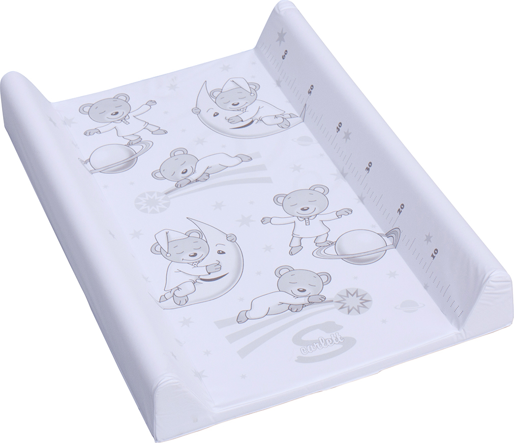 Scarlett, Přebalovací podložka s pevnou vložkou Scarlett Galaxy 70 x 50 cm - bílá