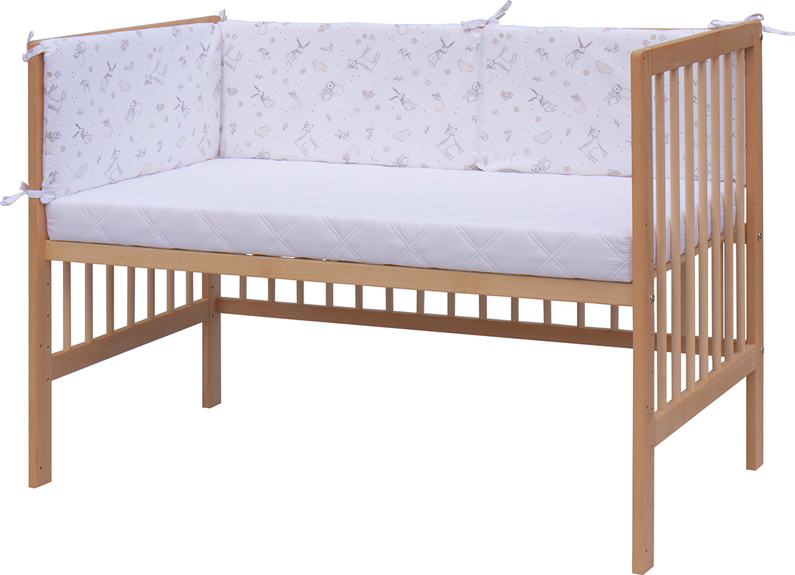 Mantinel do postýlky 4dílný - Scarlett Luka - 180 x 30 cm