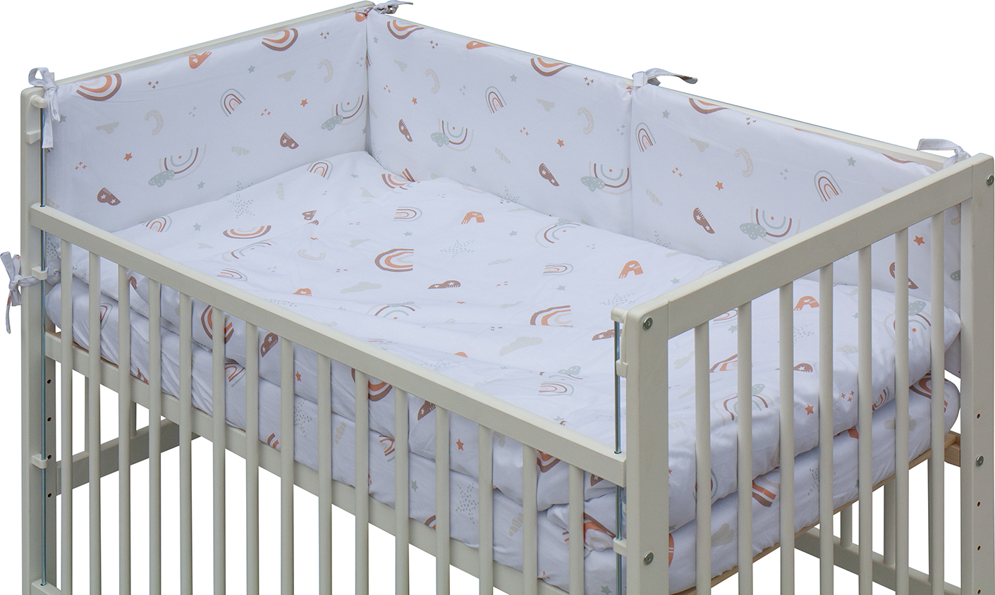 Scarlett, Dětská postýlka s kompletní výbavou Scarlett 120 x 60 cm - Monta