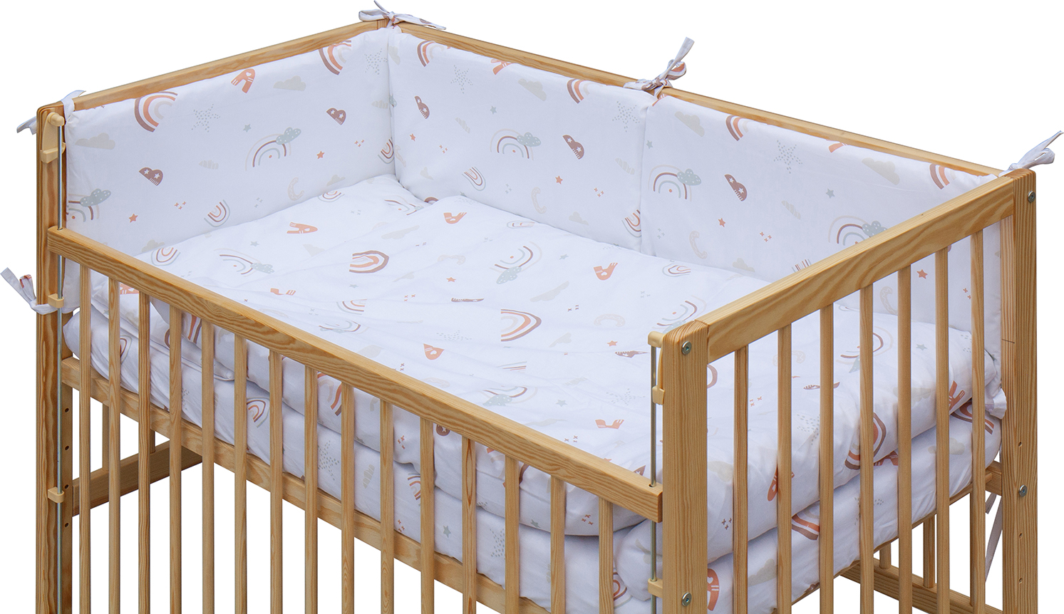 Dětská postýlka s kompletní výbavou Scarlett 120 x 60 cm - Monta