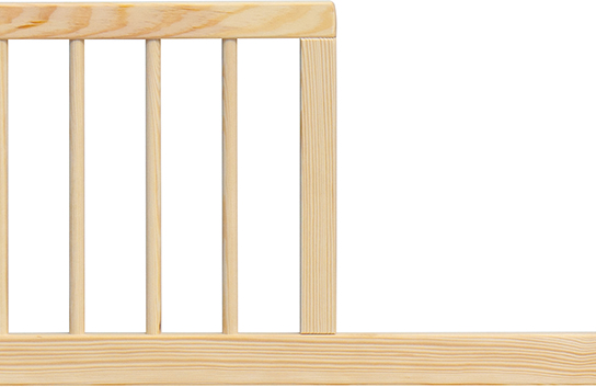 Válendová bočnice k postýlce 120 cm- ECO - přírodní