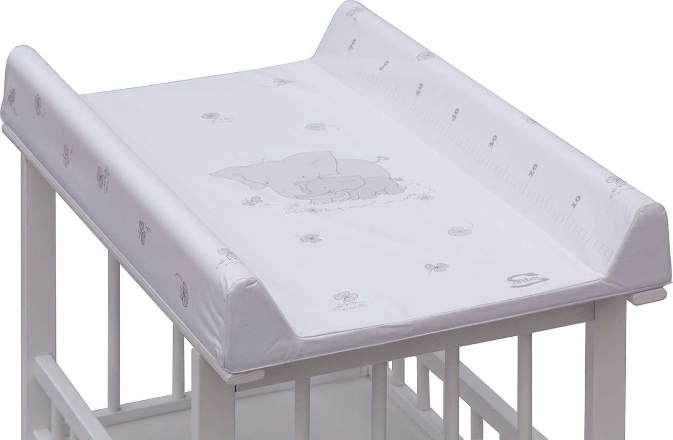 Přebalovací pult Jáš Bílý - Slon - Bílý Scarlett