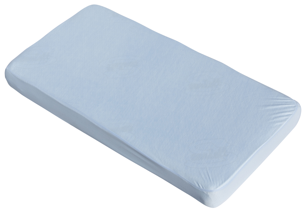 Nepropustné prostěradlo do dětské postýlky TENCEL Scarlett modrá 120x60 cm
