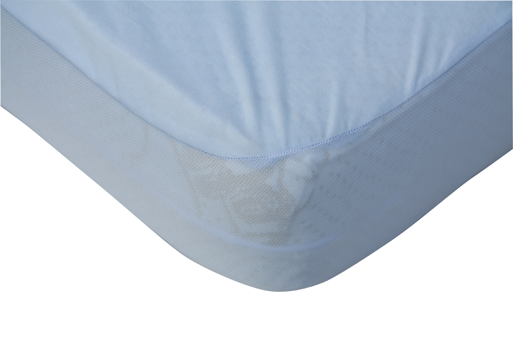 Nepropustné prostěradlo do postýlky TENCEL Scarlett - modrá 60 x 120 cm