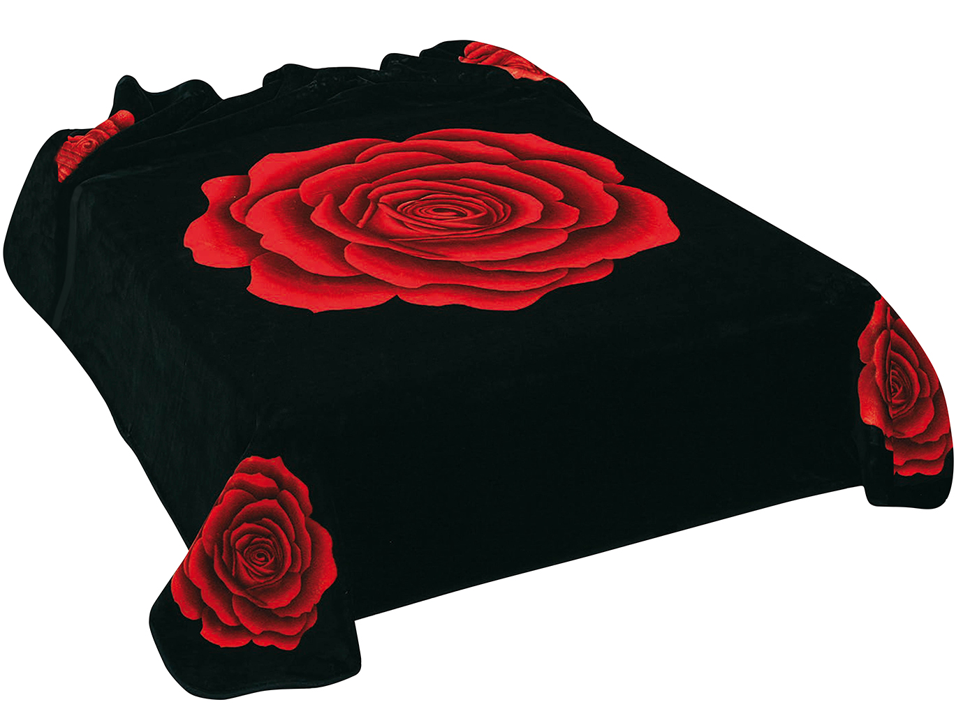 Španělská deka 234 - černá, 220x240 cm
