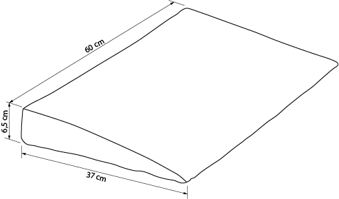 Klín do postýlky Scarlett Blanka - bílá