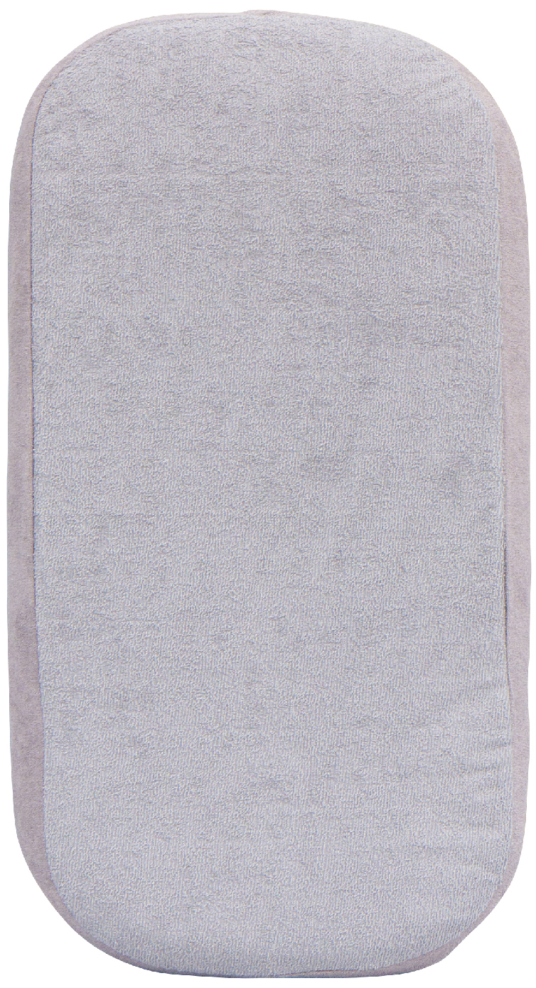 Nepropustné prostěradlo do kočárku Scarlett - 75x35 cm - šedé