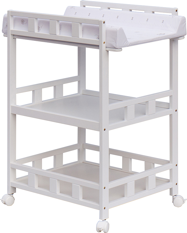 Přebalovací pult Buno Bílý - Slon - Bílý Scarkett