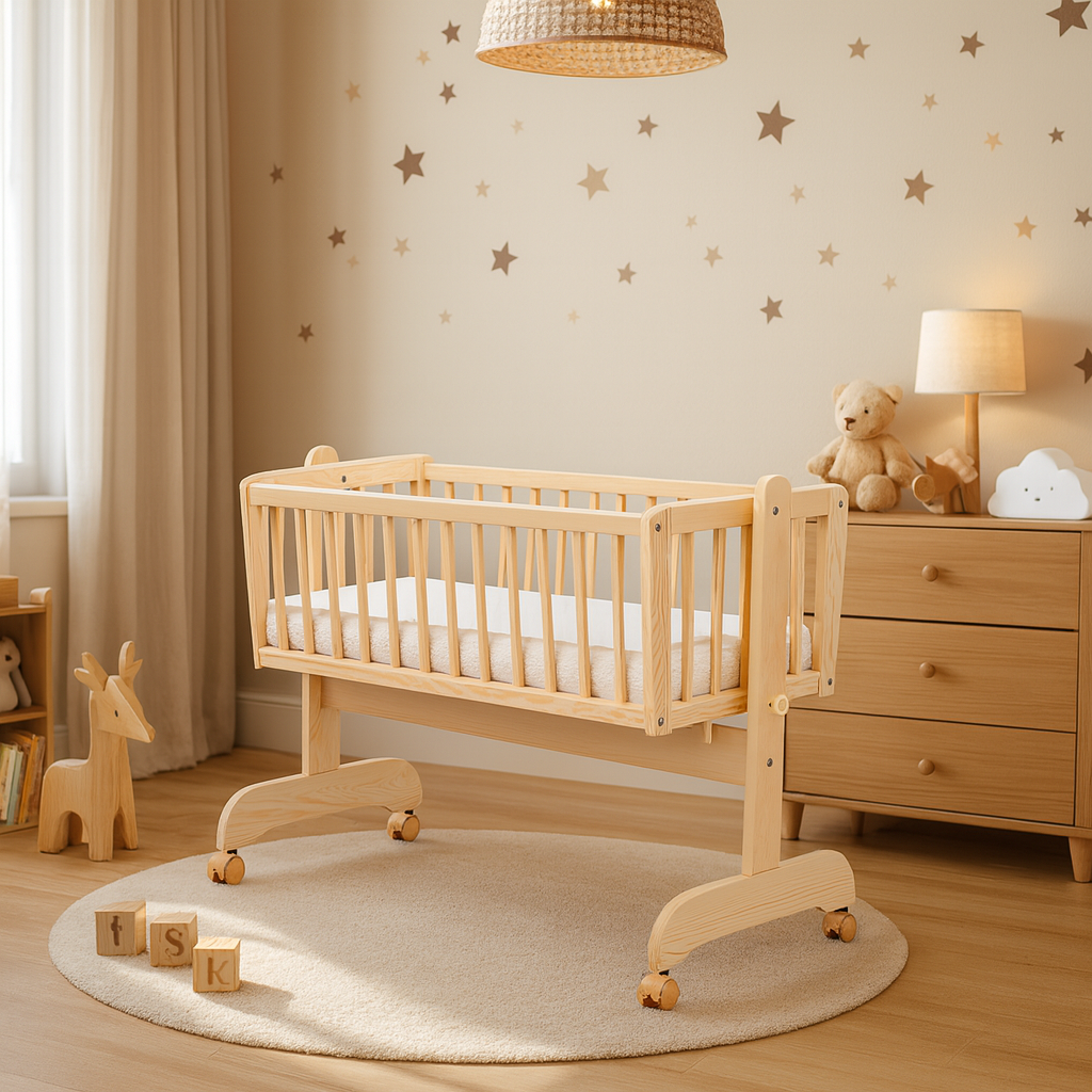 Dětská kolébka Scarlett borovice - ECO 90 x 41 cm