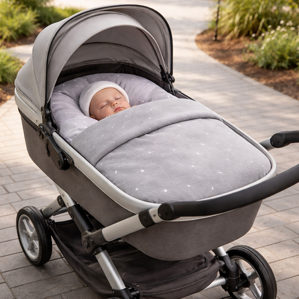 Scarlett, Deka pro miminko i52 - šedá, 80 x 110 cm