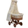 Canopy over Moses basket for baby and cradle - Scarlett Little cloud - beige
