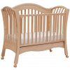 Baby cot - Scarlett VALENCIE - (beech), retractable side - natural 120 x 60 cm - BAZAR