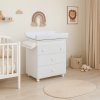 Changing commode with bath Scarlett Vista - white - with Donkey changing mat - white