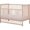 Baby cot - Scarlett FIRA natural ECO (beech), retractable sides - 120 x 60 cm