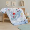 Baby cot with complete equipment Scarlett 120 x 60 cm - Lumpy