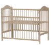Scarlett Alek cot - natural ECO (pine) - removable side panel - 120 x 60 cm