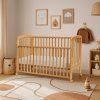 Scarlett Dona Crib - Natural - Drop-Side - 120 x 60 cm
