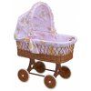 Hutch for Moses basket - Scarlett - Little Cloud - pink