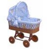 Hutch for Moses basket - Scarlett - Cloud - blue