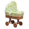 Hutch for Moses basket - Scarlett - Cloud - green