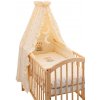 Cot bed linen 4-parts - Scarlett Teddy bear - 100 x 135 cm - beige