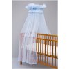 Mosquito net Scarlett for cot, universal - blue