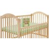 Cot sheet terry - Scarlett LUX - 120 x 60 cm- green