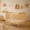 Baby cot with pull-out partitions - Scarlett LUBOS (beech) - natural 120 x 60 cm