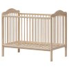 Baby cot with pull-out partitions Scarlett ALEK (pine) - natural ECO 120 x 60 cm