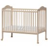 Baby cot with pull-out partitions Scarlett ALEK (pine) - natural ECO 120 x 60 cm
