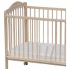 Baby cot with pull-out partitions Scarlett ALEK (pine) - natural ECO 120 x 60 cm