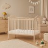 Baby cot with pull-out partitions Scarlett ALEK (pine) - natural ECO 120 x 60 cm