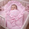 Swaddle Wrap - Scarlett Teddy bear - pink