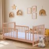 Baby cot Scarlett Kombi with pull-out partitions - beech - natural 120 x 60 cm